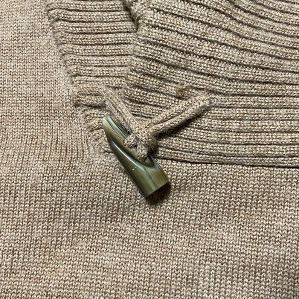 Men’s Rochester Tan Wool Sweater - Picture 11 of 11